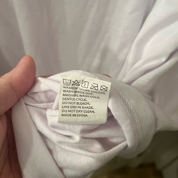 5XL White Graphic Short Sleeve Tee - Picture 9 of 9